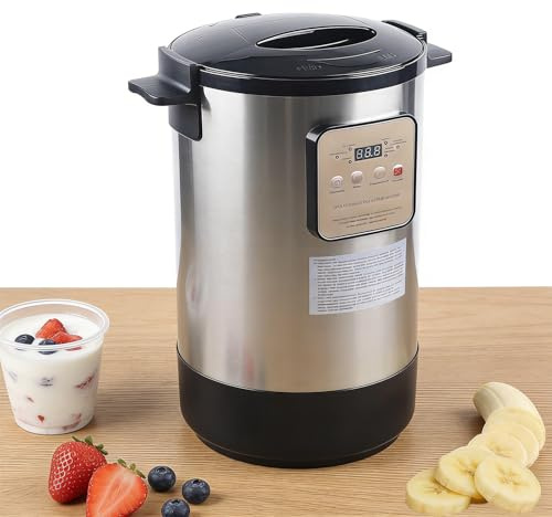 ORIDLECTAL Yogurtera Comercial Profesional, Fermentador Eléctrico con Control Automático Inteligente, para Hacer Yogur Griego, Vino de Arroz y Más 12L