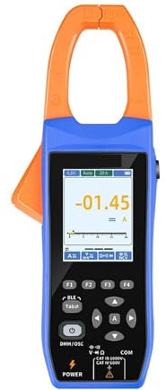 1000A AC/DC Current Clamp Ammeter Digital Oscilloscope Bluetooth Recorder Voltage Resistance Multifunction Tester