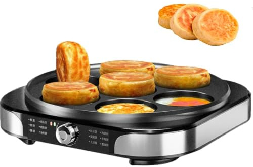 Máquinas Eléctricas Para Crepas de 40cm, Máquina Plegable Para Panqueques, Sartén Para Hornear Antiadherente, Control de Temperatura Ilimitado, Para Huevos y Pizza Option B