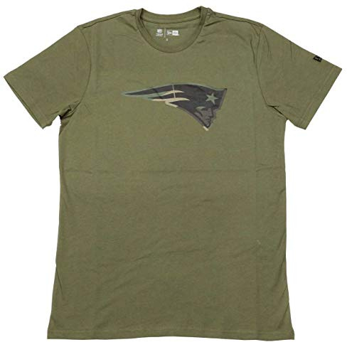 New Era T Shirt Olive Camo Logo Tee