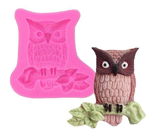 LoveLegis Eulensilikonform - Eule - Zweig - Zuckerpaste - Fondants - Kuchen - Pfannkuchen - Muffins - Dekorationen - Lebensmittelgebrauch - Küche - Weihnachts- und Geburtstagsgeschenkidee