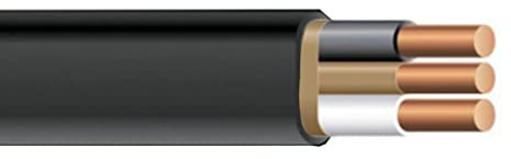 100' 8/2 NM-B Copper Non-Metallic Sheathed Cable 600V Black