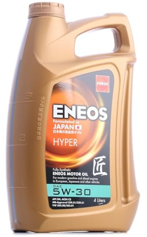ENEOS Motoröl 5W30 “HYPER X” 4L - Motorenöl für Auto - Vollsynthetisch Motor Öl mit Organischen Zusätzen - Weniger Kraftstoffverbrauch