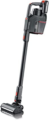 SEVERIN SEPURO Pro Akku Stiel- und Handstaubsauger mit Einhell Power Akku und Turbo-Stufe, kabelloser Staubsauger für Allergiker, beutelloser Akku Staubsauger, HV 7186