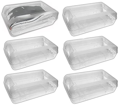 HAC24 6X Schuhbox Transparent Stapelbar 32x17x10 cm Schuhe Aufbewahrungsbox Schuhorganizer Box