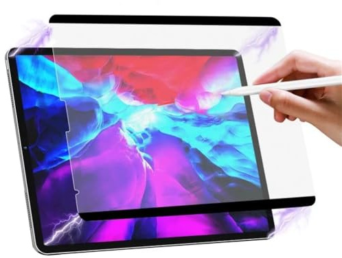 Magnetic Paperfeel Screen Protector for iPad 9th 8th 7th Generation 10.2-inch 2021/2020/2018 Writing Feels Like Paper for Drawing HD Anti Glare Scratch Resistant Paperlike Matte Film (2 Pack)