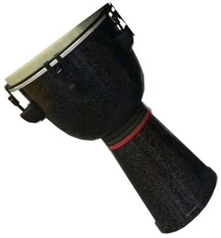 10-Zoll-bunte Djembe-Trommel Für Erwachsene, Bühnenperformance, Percussion, Afrikanischer Stil, Tamburin Afrikanische Trommel Instrument (Color : B)