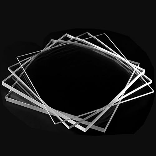 6 x 6 Zoll klare transparente Acrylplatte 5 mm, 8 mm, 10 mm, 1 Stück(5mm)