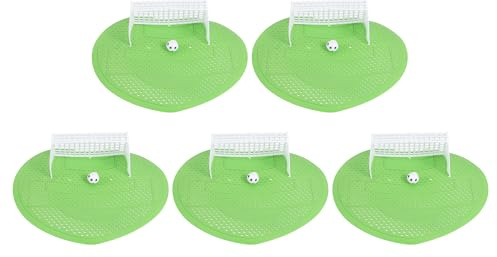 sourcing map 10Pcs Urinal Screen Deodorizer, Anti-Splash Scented Urinal Cakes Odor Protection Urinal Mats for Toilets, Bathroom, Green