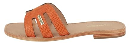 LOS TROPEZIANOS por Sr. Belarbi Mujer Hadamia Zapatos Ciudad Mule y Zueco, Naranja Serpiente, 40 EU