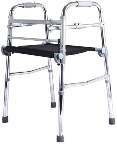 Gehhilfe, Gehbock, Leichtgewicht Gehgestell, Treppenabwärts-Gehhilfe, leichter Aluminium, verstellbare Mobilität, Gehhilfe, einziehbarer vierzackiger Gehstock