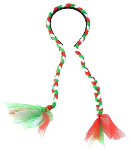SRZYMJ Haarreif Meerjungfrau mit Flossen Pailletten Haarreif Karneval Fasching Meerjungfrauen Kostüm Glitzer Haarschmuck Schwanzflosse Damen mit Edelsteine Aufkleber Geischt Glitzersteine Rot