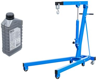 Bundle aus BGS 71036 | Hydrauliköl | mineralisch | HLP 46 | 1 l + BGS 11998 | Motorkran | 1000 kg | Motorhebekran, Motorheber, Werkstattkran
