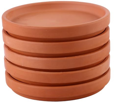 Happyyami 5pièces Plateaux De Pot De De Soucoupes pour Pots De Plantes Base Antidérapante Et Étanche Dimensions