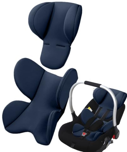 Baby Autositz Kissen - Neugeboreneneinsatz Babyschale - Kopfstütze Für Neugeborenen-Autositzs - Säuglings Autositze Einsatz Für Babyschale Und Autositzes - Atmungsaktiv Sitzpolster Für Kinderwagen