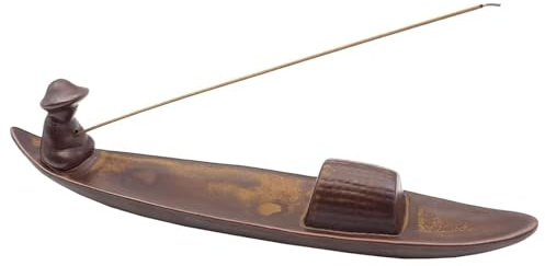 FUYTSUO Porcellana Portaincenso, Porta Incenso Ash Catcher, Porta Incenso Bastoncino di Incenso a Forma di Foglia Raccoglitore Cenere di Incenso per Decorazione Meditazione Yoga Spa