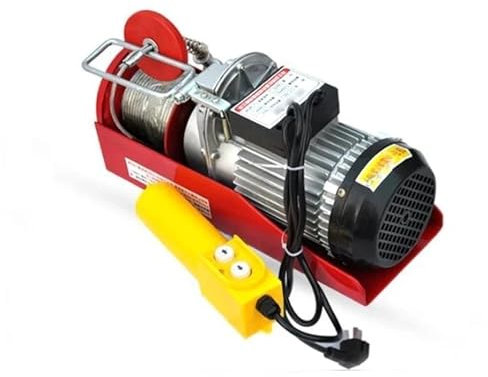 SRFTT Palans électriques 980 W Mini palan électrique Portable 200-400 kg 12 mètres Petite Grue Domestique Grue de rénovation 220 V 12 m/Min Grue à Moteur