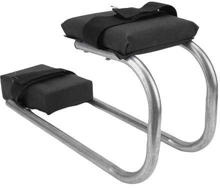 Yechiry Garten-Kniehocker, Ergonomischer Kniestuhl mit Weicher Polsterung, 137 Kg Tragkraft für Gartenarbeiten auf Dem Bauernhof (Black)