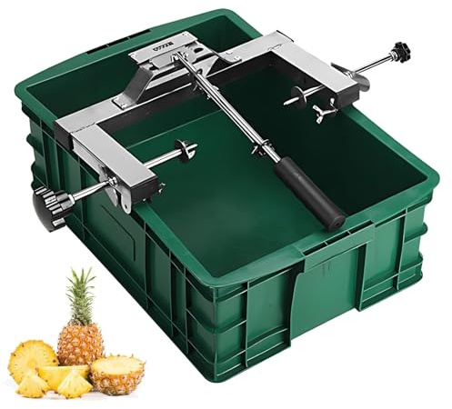 Sbucciatore per ananas commerciale con staffa regolabile e strumento di rimozione degli occhielli per supermercati e cabine al dettaglio