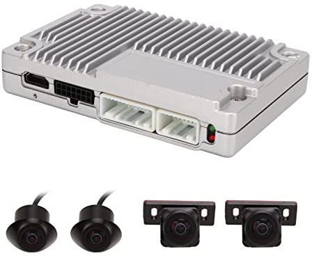 Cocoarm di Visione Surround a 360°, di Telecamere con Visione Panoramica in Metallo DVR 1080P a 4 Vie con Telecamere per Notturna a 170°, Monitoraggio Parcheggio 2D 3D per Auto SUV Camion