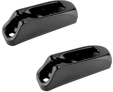 alloneslife Bootszubehör Schwarze Nylon Jams Klampe, Feststellseil, Schnurspanner, Läufer für sicheres Kanufahren Freien, Kajaks, Surfen, Boot Jams Klampe