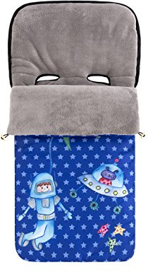 Sac de Couchage pour poussette imprime My Space NAFNAF (tissu interieur polar et exterieur repelen a l´eau et le vent)