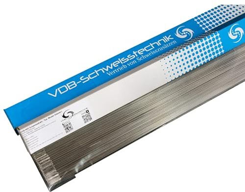 WIG Schweissdraht 4576 Edelstahl [ 1.6 & 2.0 mm - jeweils ca. 1.0 Kilogramm ] Schweißstäbe 318 VA V2A V4A
