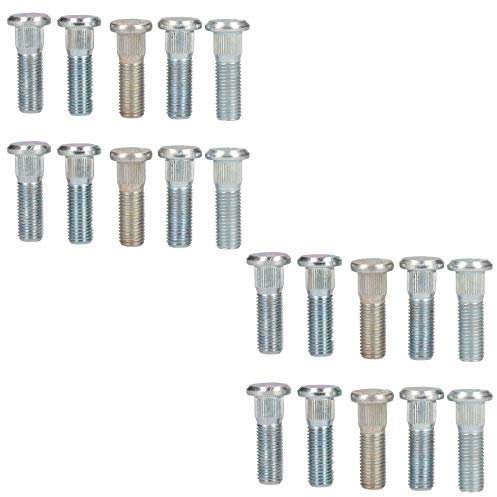 M12 x 1,5 Ersatz Radbolzen für Anhänger Suspension Hub Packung mit 20