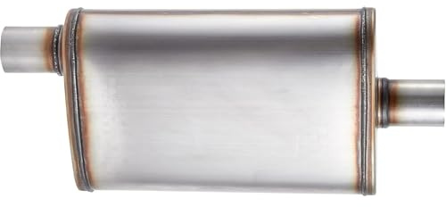 Floshine Universal 409 Stainless Muffler Straight-Through Performance Muffler Exhaust, center in | offset out (3)