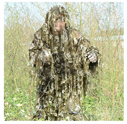 Splenlife Jagdanzug Herren Camouflage,krähenjagd Tarnung Airsoft Kleidung Camouflage Jacke Tarnüberwurf Fotografie Sniper Paintball Ausrüstung Set Männer,sommer ( Color : Tactical )