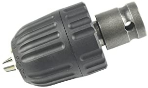CHANCS 3/8-24UNF 0.8mm-10mm Portabrocas Sin Llave Adaptador para Taladro de Cambio Rápido Convertidor Accesorios para Taladro con 1/2 Adaptador Cuadrado para Taladro para Llave de Impacto de Aire