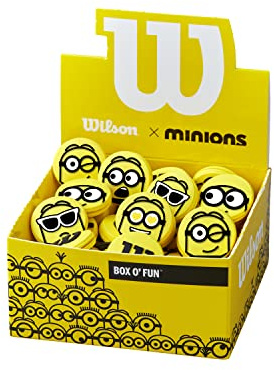 Wilson Tennis Vibrationsdämpare Minions 2.0, gummi, gul, 50 st.
