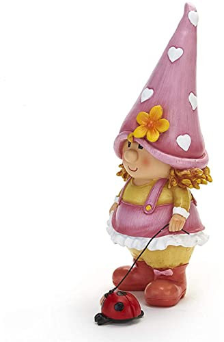 gaoqiao Garden GNOME Statue - Statue pour Jardin Figurine de GNOME en Résine - Nain de Jardin Exterieur - Décoration De Jardin Statue GNOME Exterieur