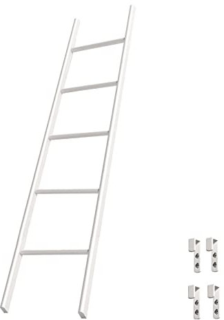 Kunovo Hochbettleiter Etagenbettleiter für Schwere Personen, Doppeldicke Hochbettleiter - Einfache Montage, Einhängbare Ersatzleitern für Wohnheimanhänger (Size : 150cm/59)