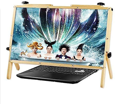Computer Screen Magnifier Laptop Screen Magnifier Newest Version, 22 Foldable Screen Magnifying Glass Protector, for Laptop Ultra-Clear Blu-Ray 5X Reading Amplifier