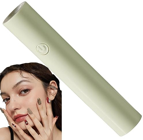 Lampada LED per unghie, torcia con 2 timer, ricaricabile, per manicure, lampada UV, per la maggior parte delle unghie in gel, uso domestico e in viaggio, ragazza e donna Youding