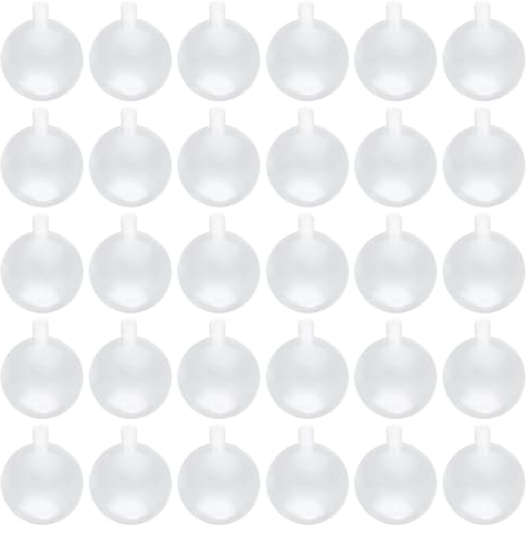 EUPSIIU 30 Stücke Quietscher, 30 mm Geräuschmacher, Baby Haustier Spielzeug Ersatz, Squeakers für Hund Katze Baby-Spielzeug Reparatur (Klare)