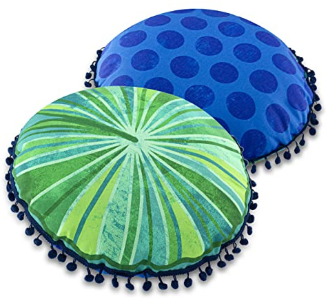 Bine Brändle - Dekokissen - Bunte Auswahl - Kissen mit Füllung - Mandalas - Bordürenliebe - Blüten - Blätter - Seerosenteich - Unterwasserwelt - Herzen - Monster - Regenbogen