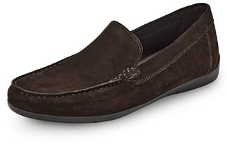 Geox - U SIRON A, Mocasín Hombre, Dark Brown,
