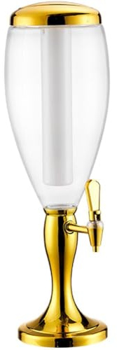 Ymxygz Columna De Bebidas Brillante De Plástico, Dispensador De Bebidas Versátil, Torre De Cerveza Brillante, Suministros para Fiestas, Bebidas Y Cerveza