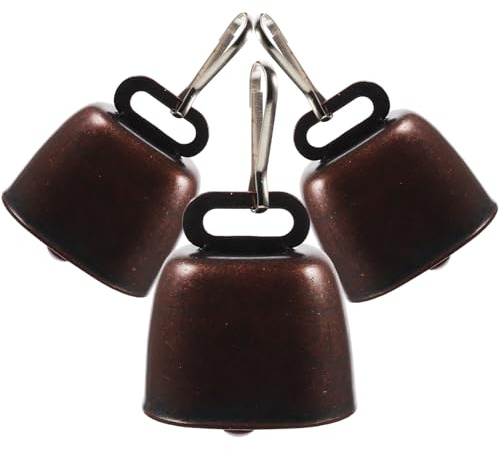 Kichvoe 3sets Campane Per Animali Antico Da Campane Anti-perdita Per Escursionismo Decorazione e Attività All Aperto Per Cani Mucche e Pecore Accessori Per Feste e Artigianato