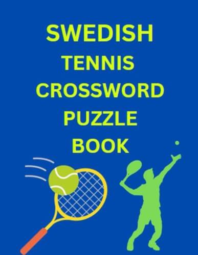 Swedish Tennis Crossword Puzzle Book