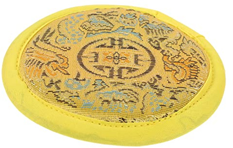 TOYANDONA Tapete para Cuencos Cantores Nepalí Cojín para Cuenco Tibetano de Sonido de Buda Almohadilla para Meditación Accesorio de Oración Uso Templos o Práctica Espiritual