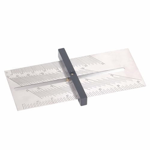Adjustable Bevel, 304 Stainless Steel T-Shaped Sliding Ruler, Multifunctional Angle Finder for Craftsmen, Builders, Architects, and Engineers, Smooth and Stable