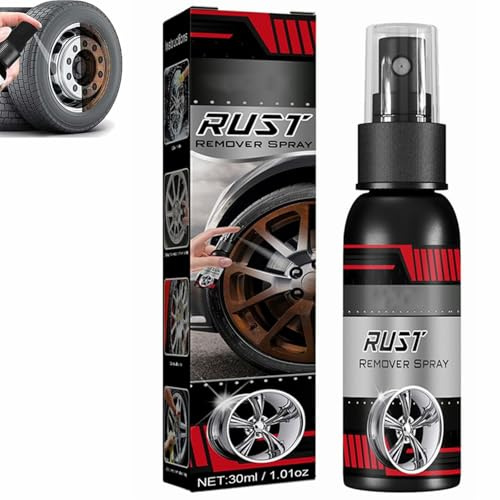 Convertitore Ruggine,Spray per Rimuovere la Ruggine,30 ml Rust Instant Remover Spray,Multifunzionale Antiruggine Sprays,Antiruggine per Ferro,per Metalli,Auto