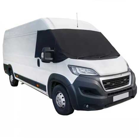 Pare Soleil Voiture pour Fiat pour Ducato Camping-Car Bouclier Pare-Brise Avant Protection Solaire Antigel Isolé Cache Vitre Voiture