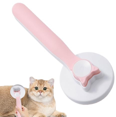 GTFYUDGH Katzenpflege Bürste, Katzenhaar Bürste, Hundehaar Entferner Werkzeug für Haustier Zubehör Entfernt Lose Haare Massage Kitten Badezubehör