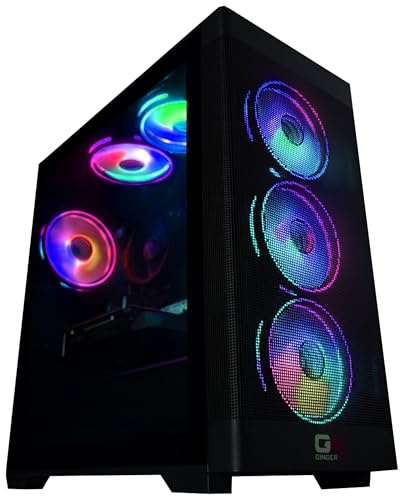 G6 Gaming PC BBH55G-8WX - Intel Core i7 14700F Processor, Radeon RX 7600 8GB Graphics, 500gb M.2 NVMe SSD, 3TB HDD, 64GB DDR5, WiFi, Win 10