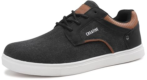 ANALEAF Mens Trainers Causal Business Oxfords Shoes Breathable Sneakers | Cushioned Lightweight Sole, Breathable Lining, Wear-Resistant Grip