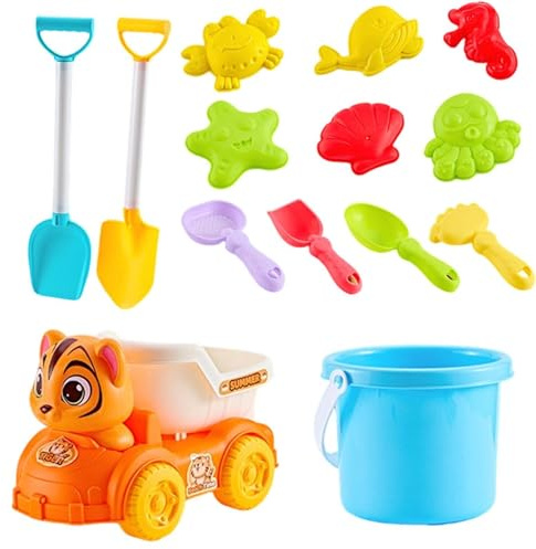 Sand Toys for Kids,Sandbox Building Kit With Molds, Bucket & Shovels | Sandbox Toys for Kids,for New Year Home Backyard Yard Boys Girls Children Adult